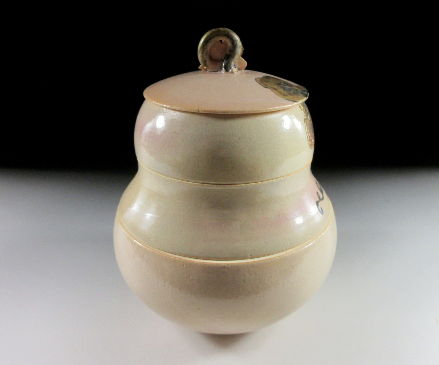 Kyo-ware Hyotan Jubako #1