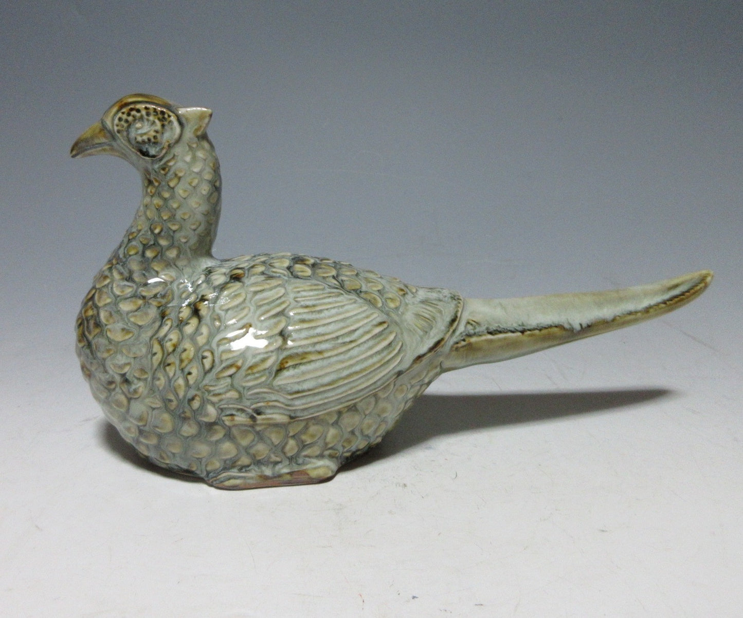 Onishi Rakusai Pheasant Okimono