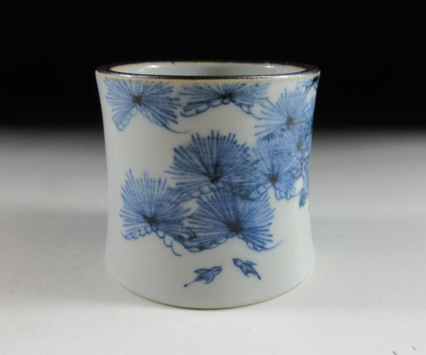 Shimodo Ryohei Kutani-ware Hawk Futaoki