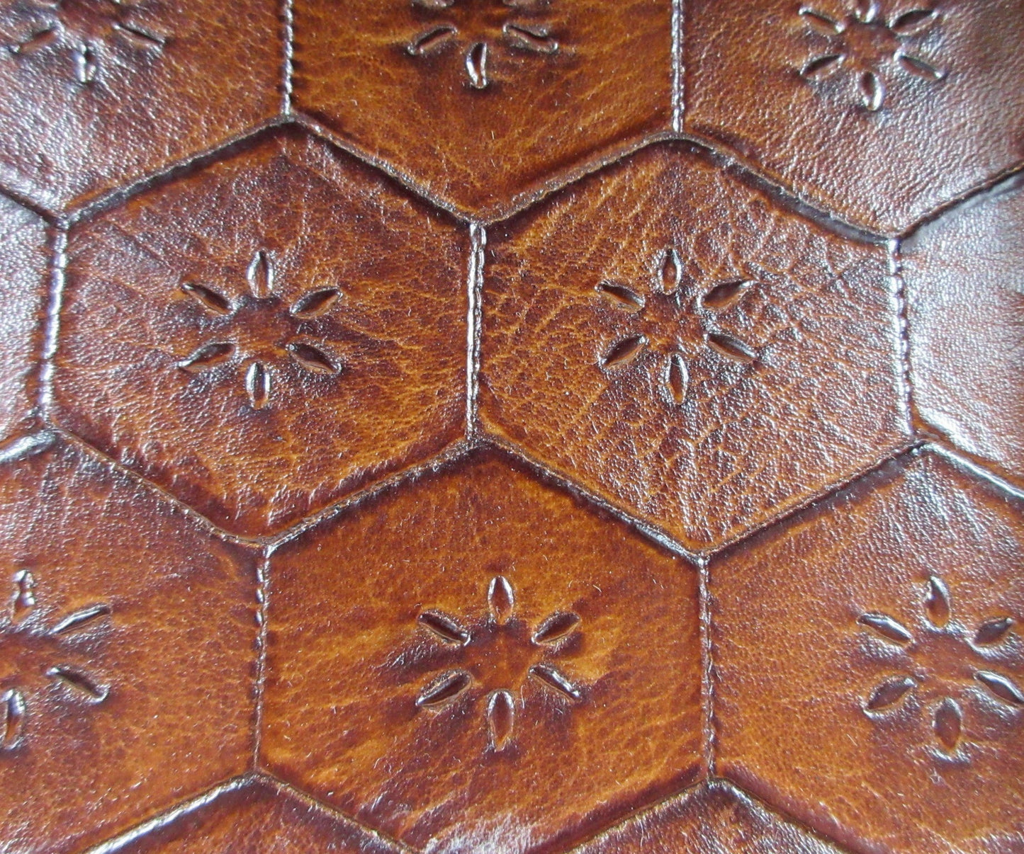 Vintage Leather Cash Tray