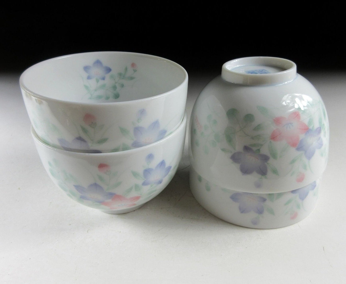 Set of Four Bellflower Cups
