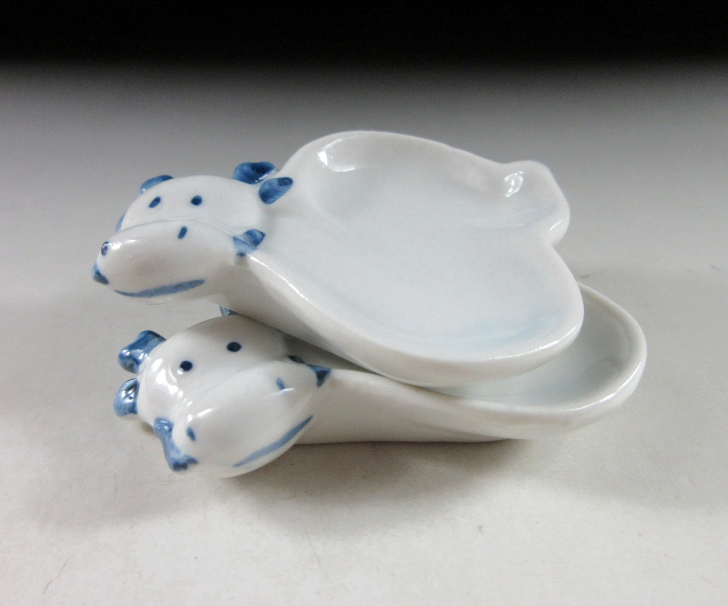 Pair of Dragon Sauce Plates