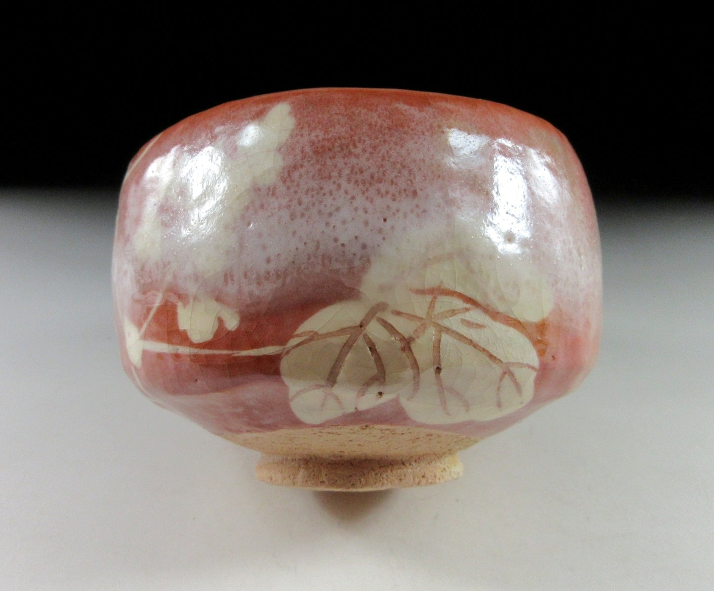Sasaki Shoraku III Ivy Raku Chawan