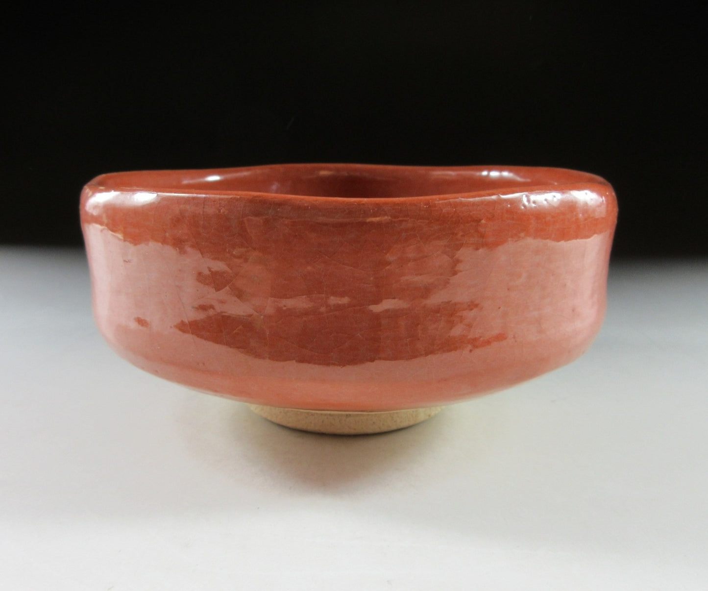 Katsura Gama Aka Raku Chawan