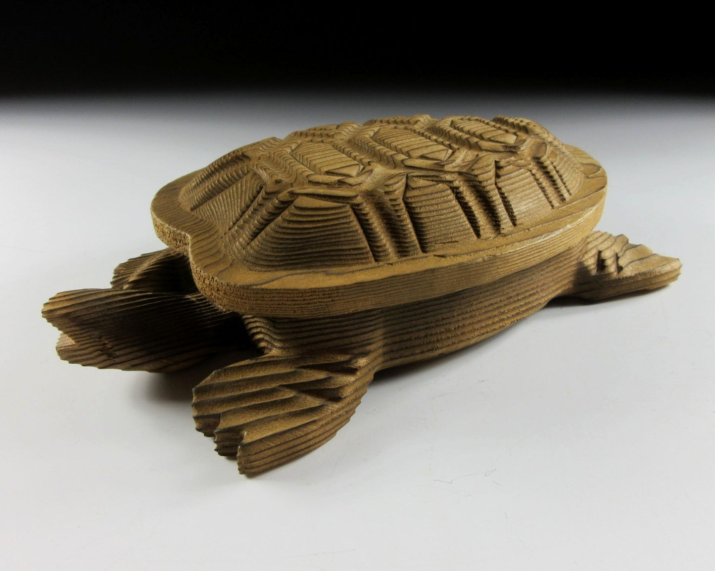 Hand Carved Nezuko Turtle Box #2