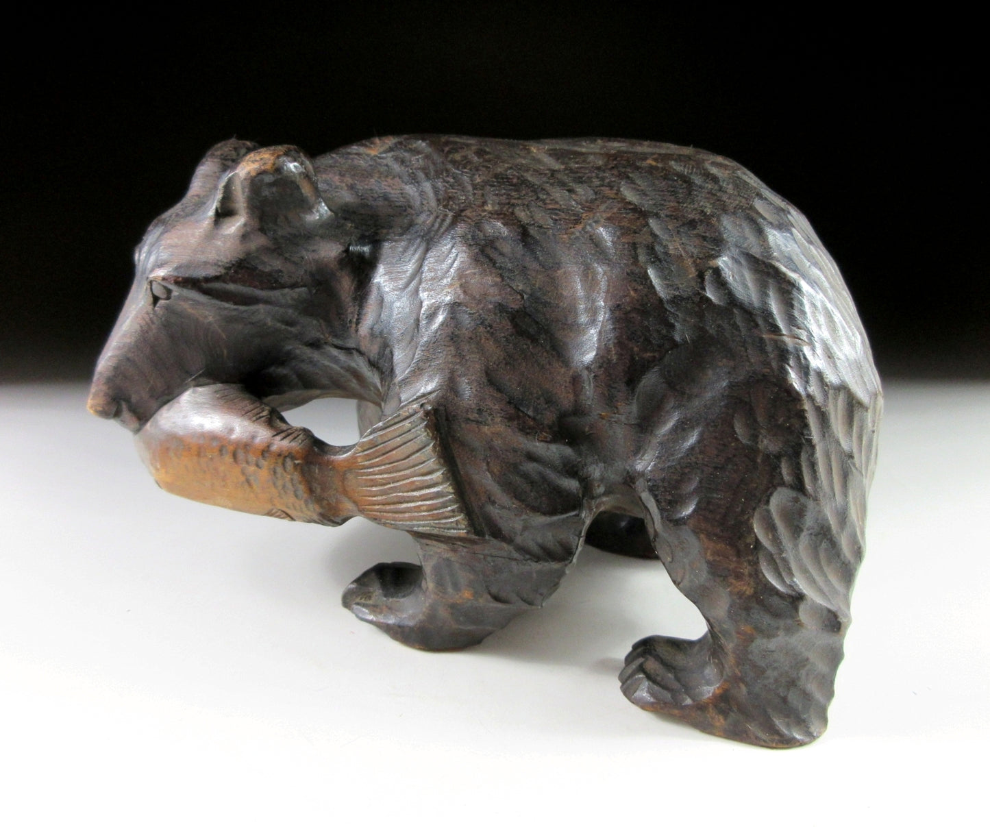 Vintage Ainu Higuma Wood Carving