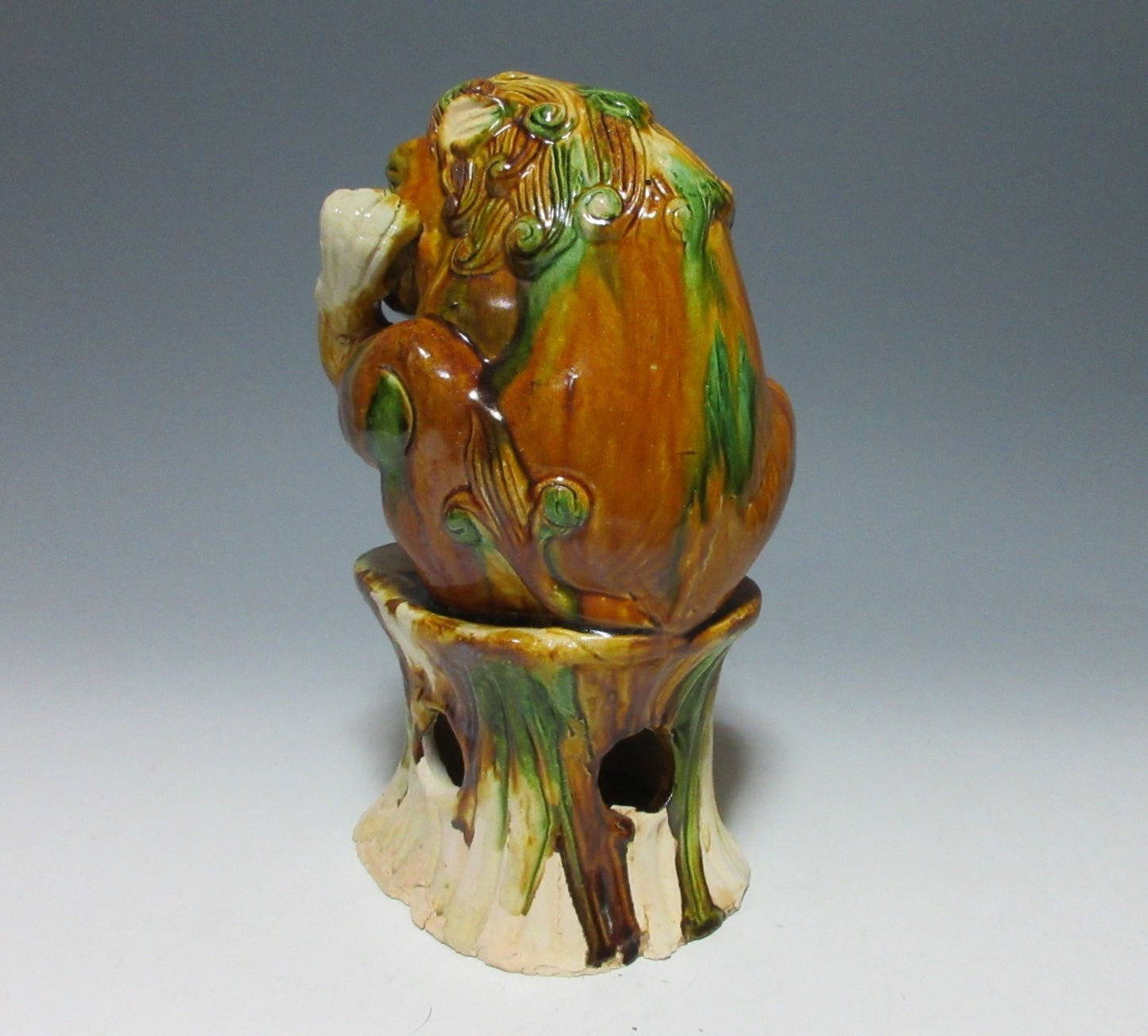 Chinese Tang Sancai Glaze Lion Ornament