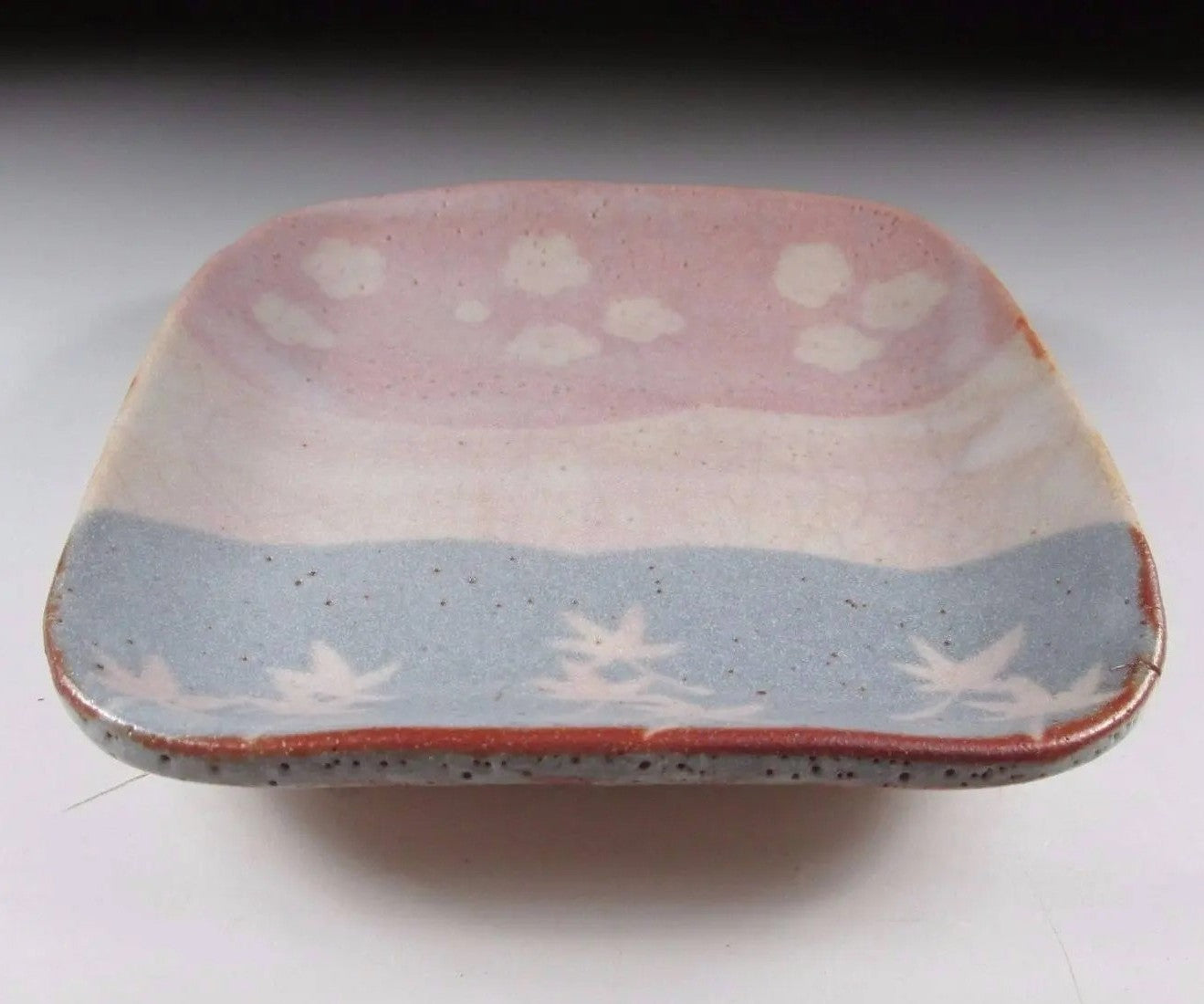 Andou Hidetake Shino Tea Plate #3