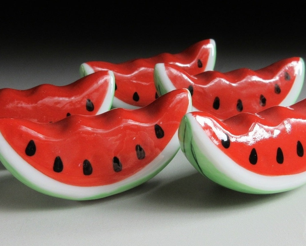 Set of Watermelon Hashioki Chopstick Rests