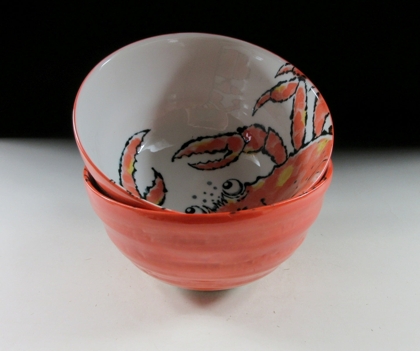 Pair of Seido Gama Crab Bowls
