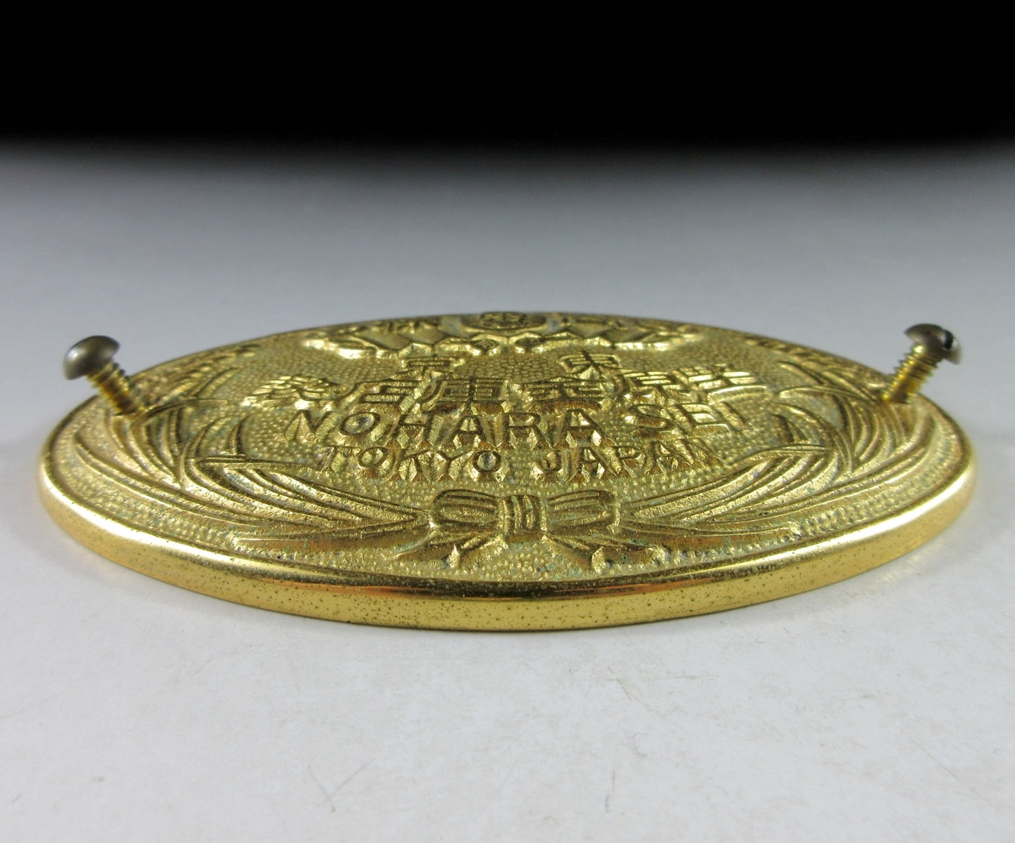 Manufacturer's Badge from Metal Safe