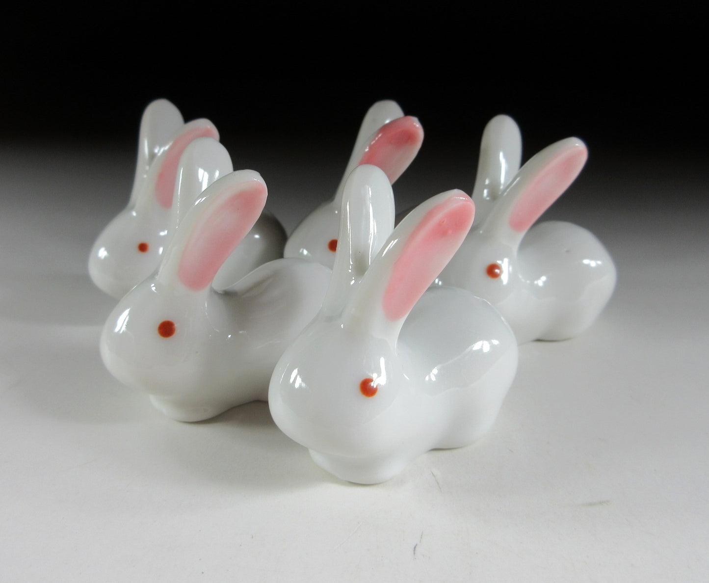 Set of Five Rabbit Chopstick Rests