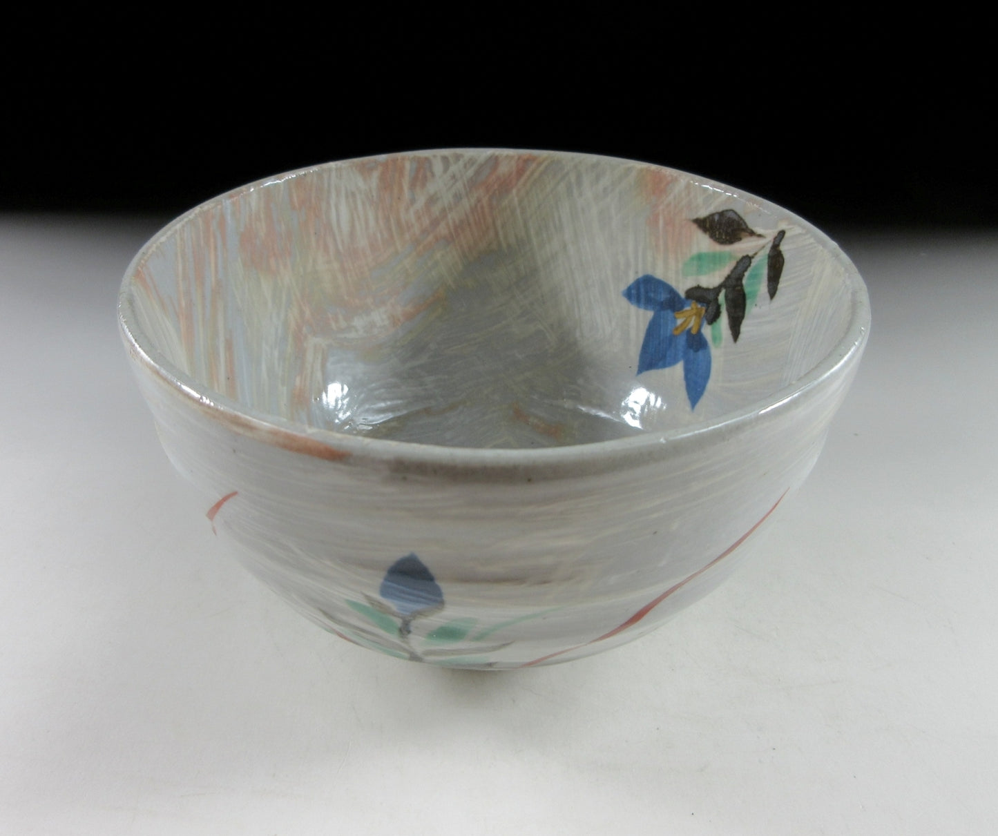 Kiyomizu-ware Bellflower Chawan