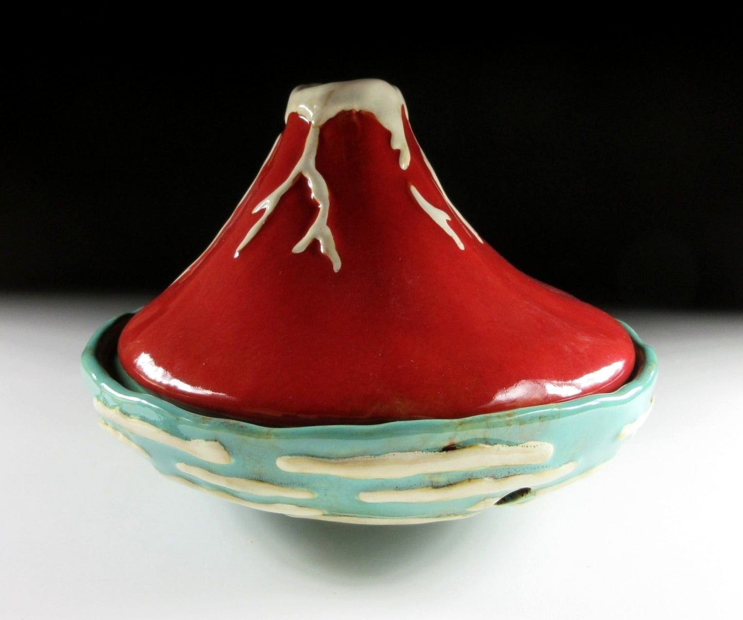 Red Mt. Fuji Mosquito Coil Holder