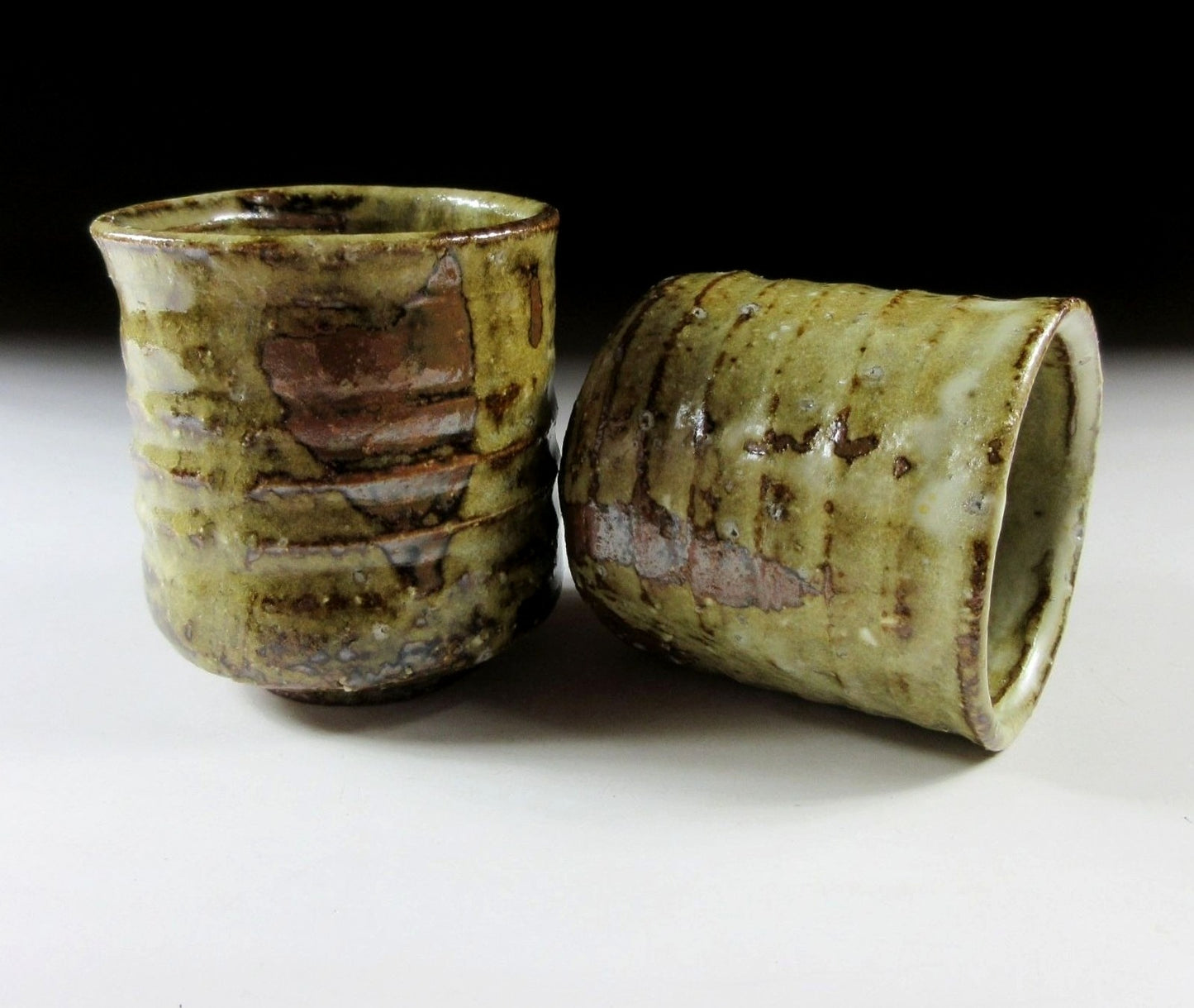 Tanba-ware Yunomi Tea Cups