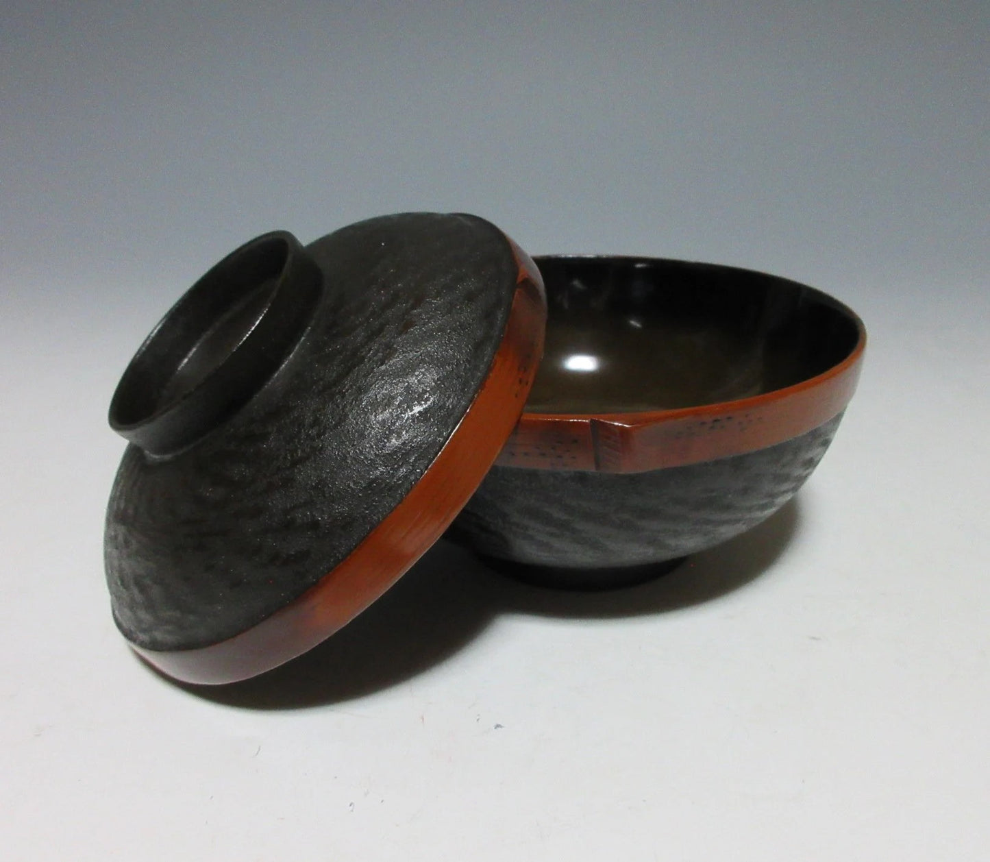 Niigata Take and Ishime-nuri Lacquerware Bowl