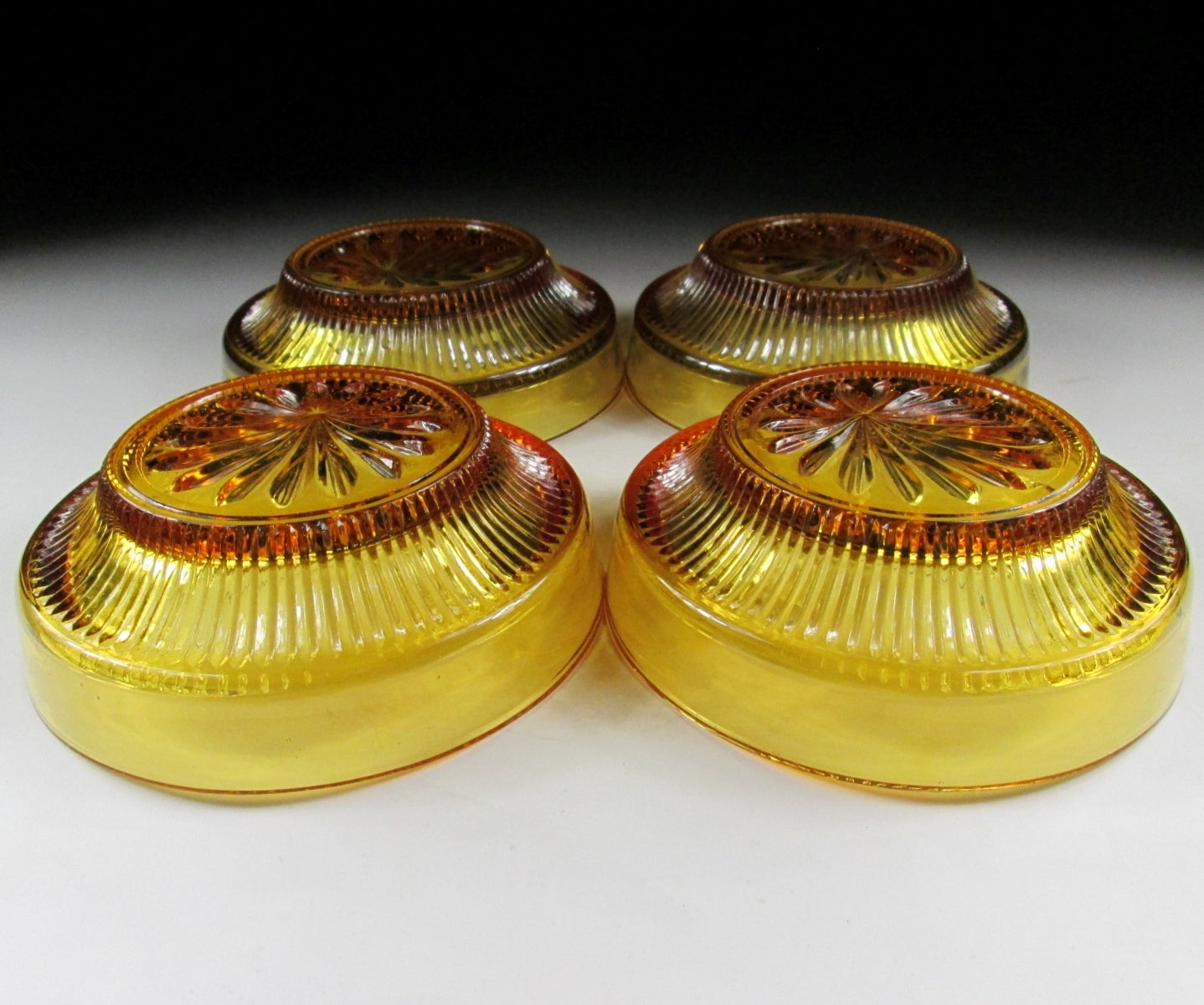 Set of four Showa Glass Bowls
