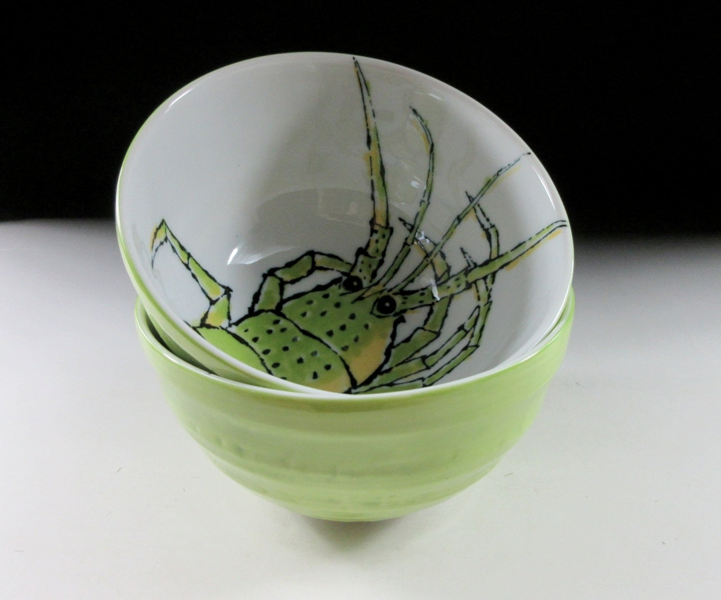 Pair of Seido Gama Spiny Lobster Bowls