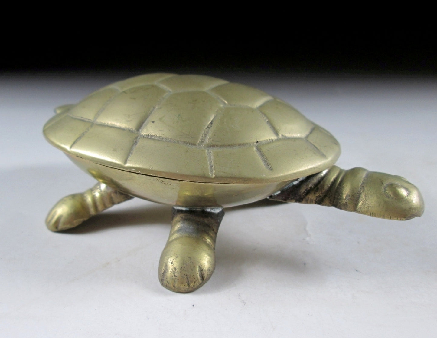 Small Brass Trinket Box from India
