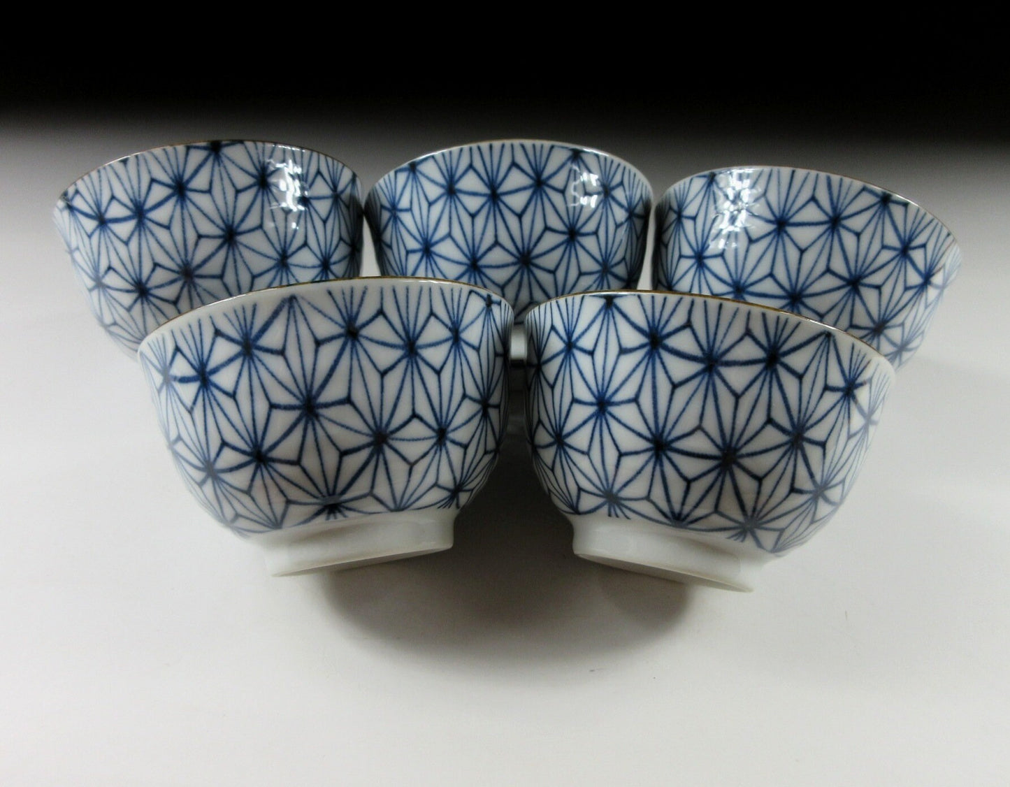 Asanoha Hemp Pattern Tea Cups