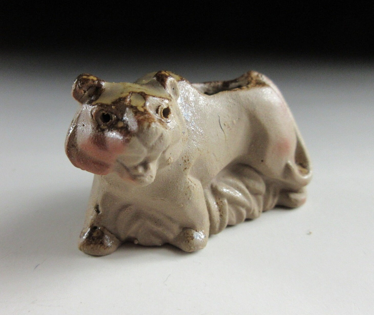 Bizen Tiger Toothpick Holder #2