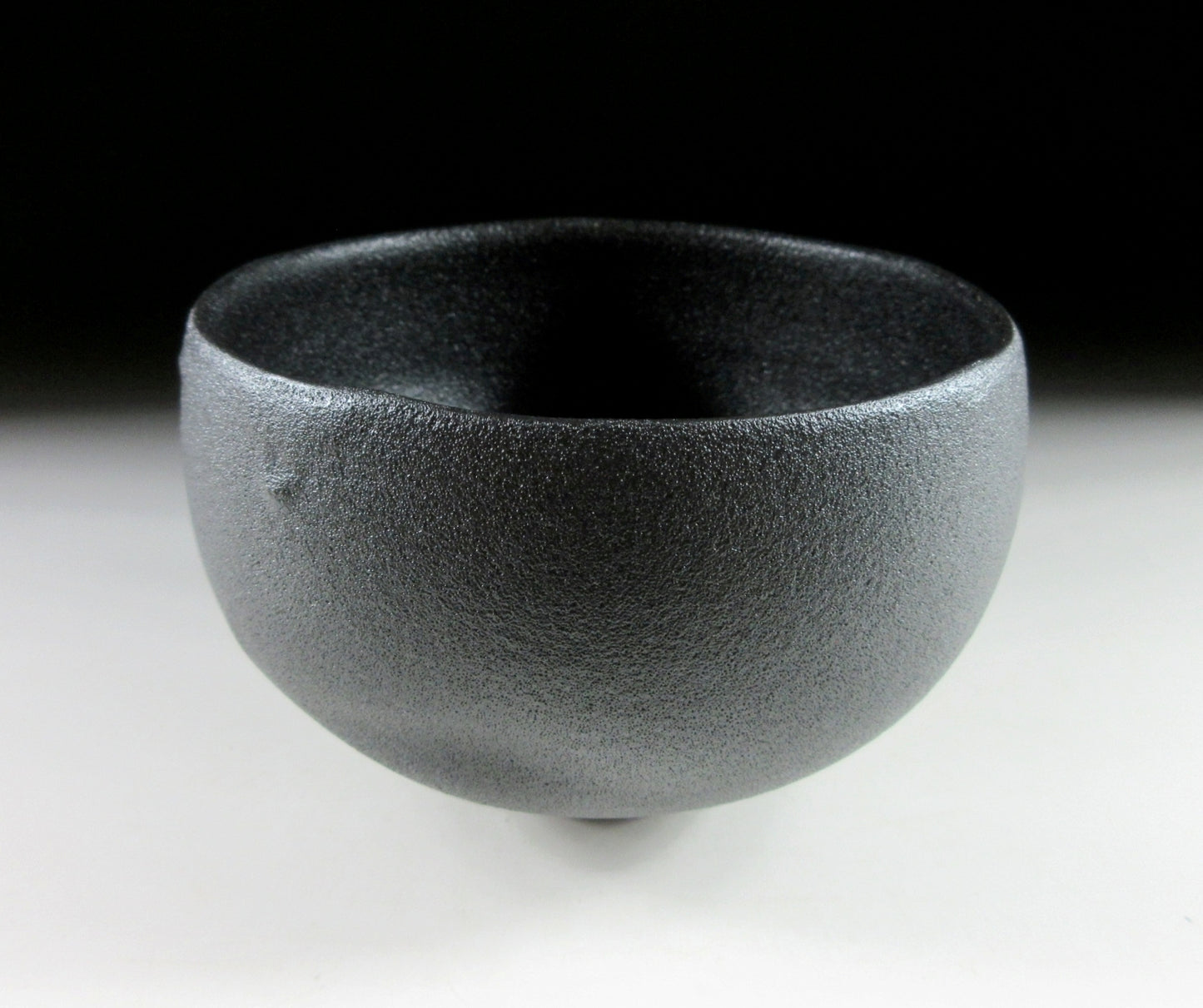 Samukawa Hachiro Nachiguro Glaze Kishu-ware Chawan