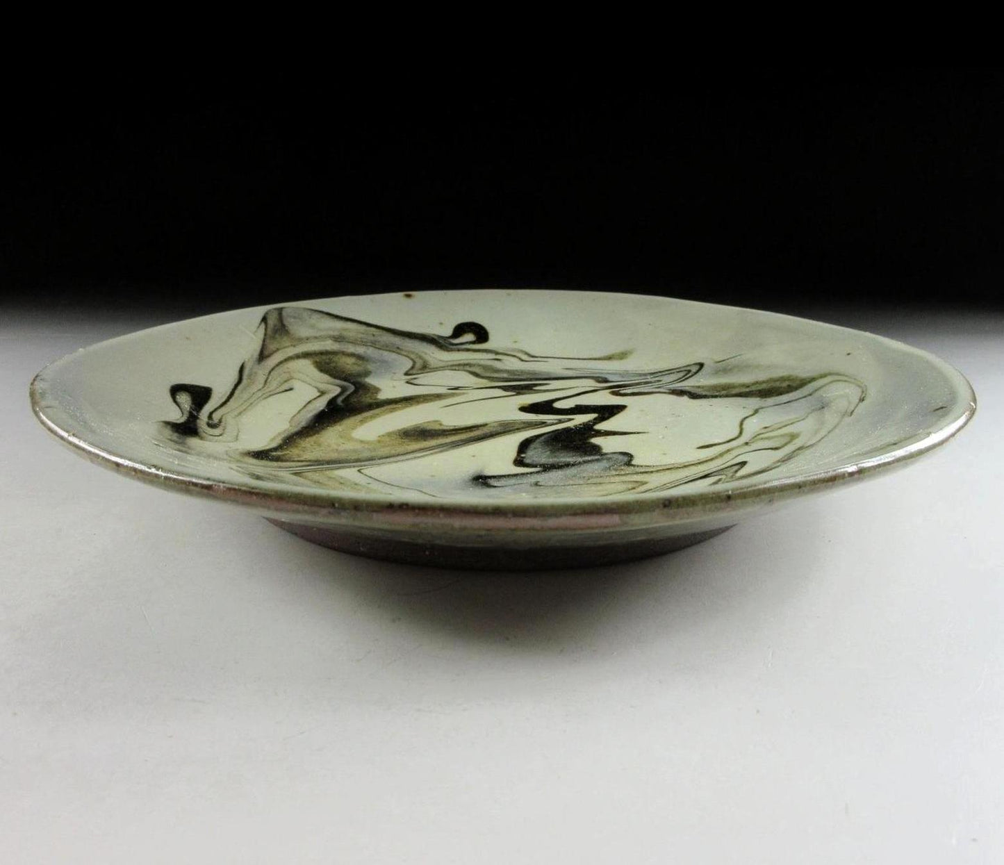 Ichino Hiroyuki Sumi Ink Tanba-ware Plate