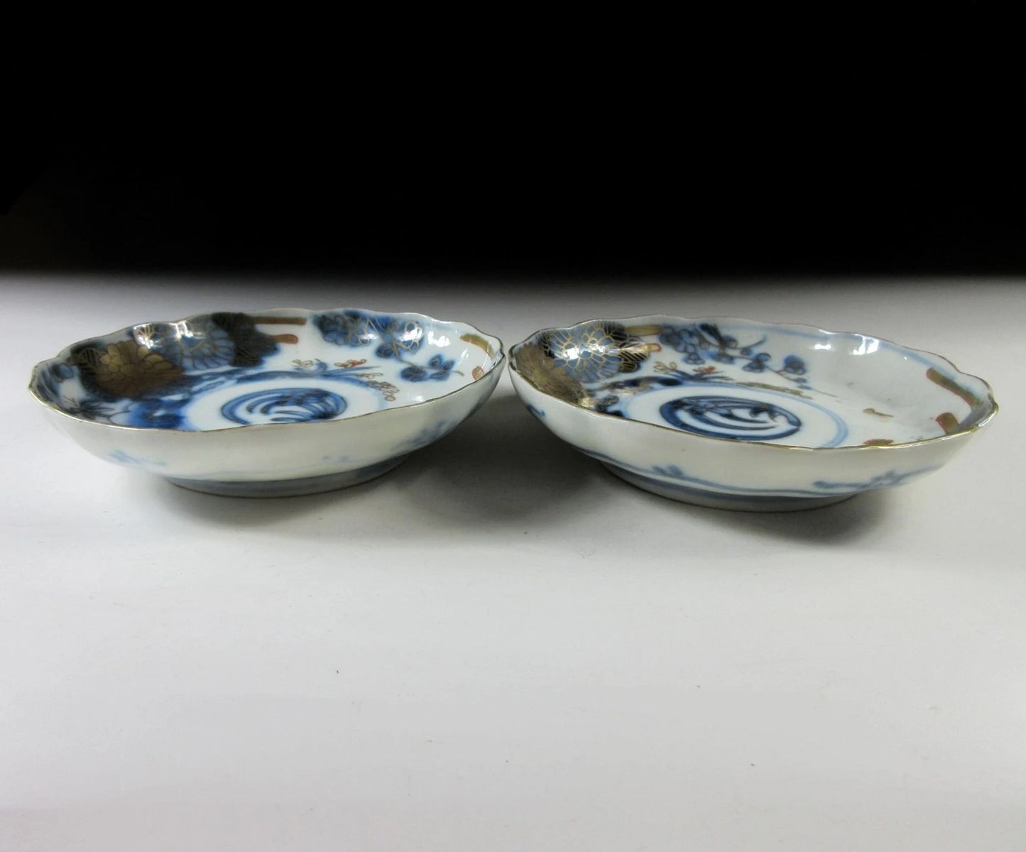 Pair of Antique Mamezara Plates