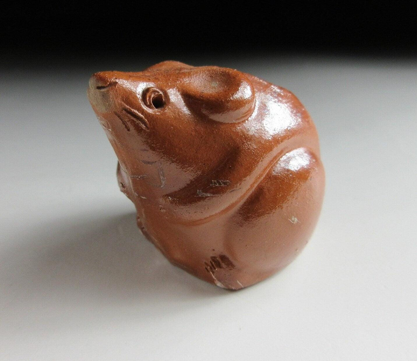 Bizen Year of the Rat Toothpick Holder