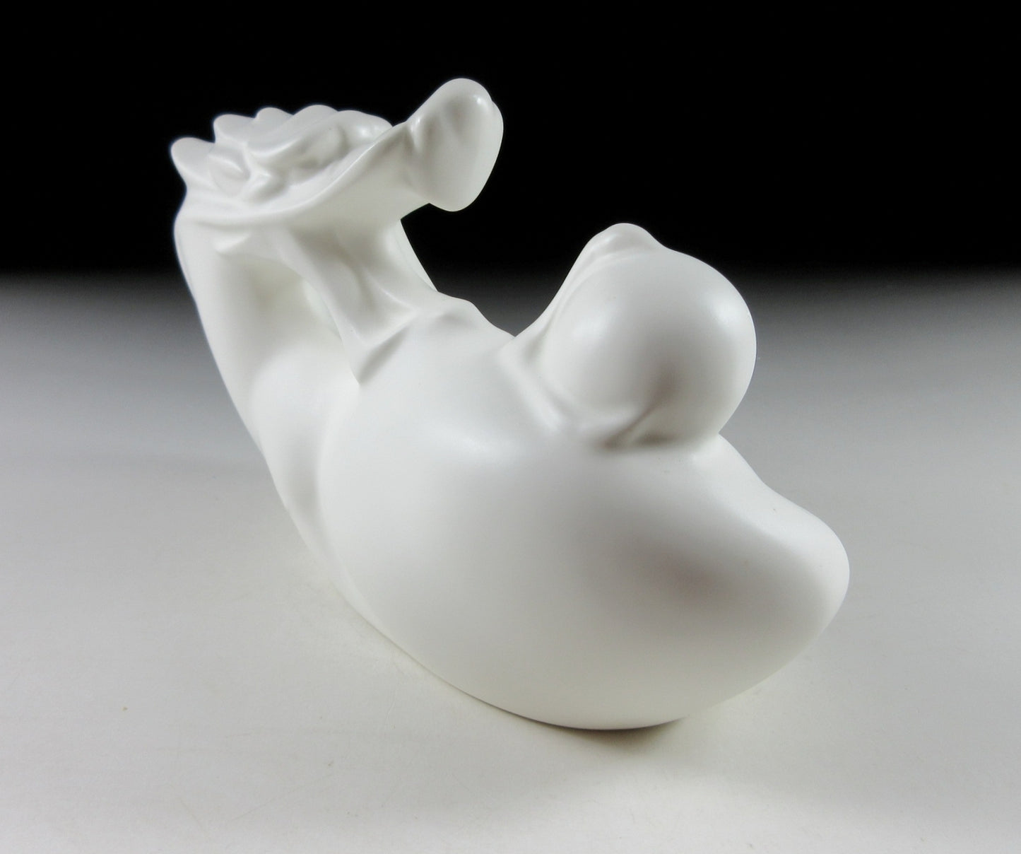White Year of the Dragon Okimono