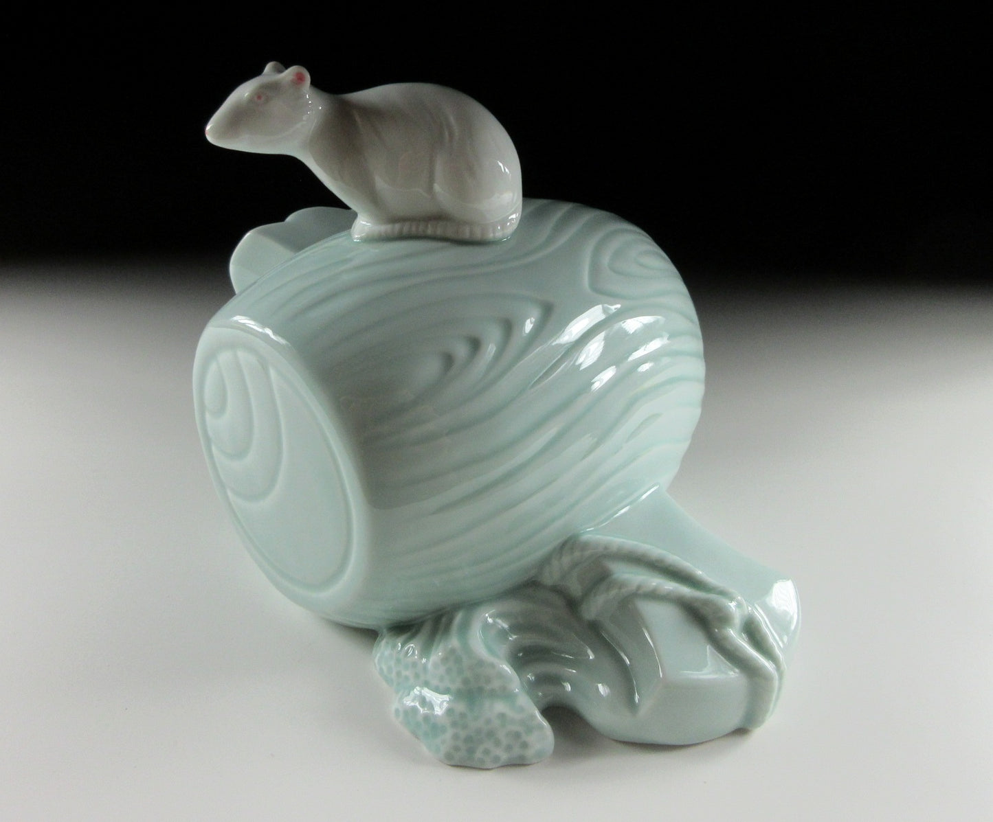 Celadon Glaze Year of the Rat Okimono