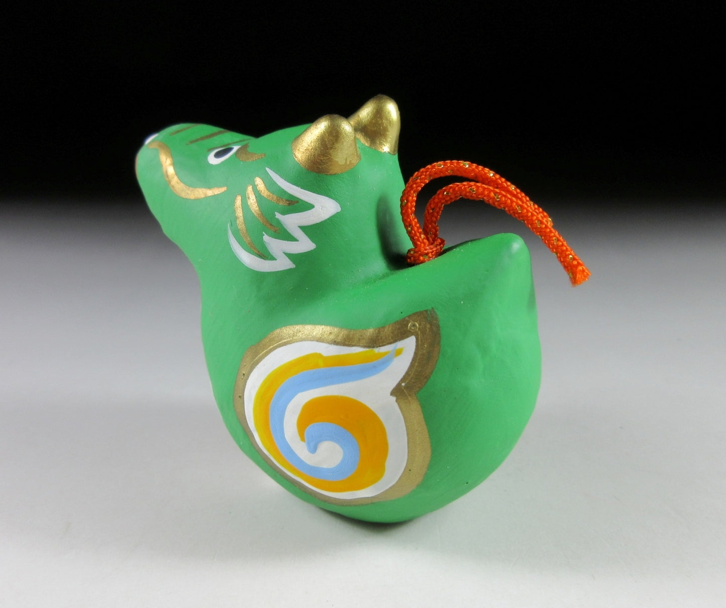 Small Papier-mâché Dragon Bell #1