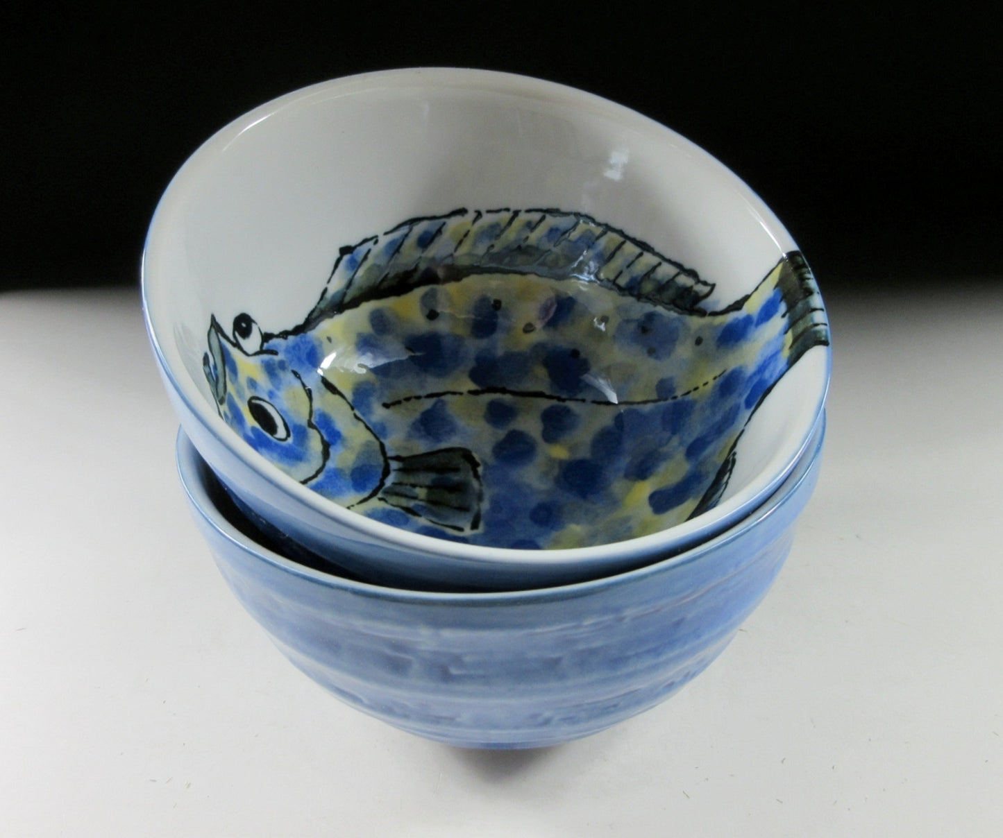 Pair of Seido Gama Flounder Bowls