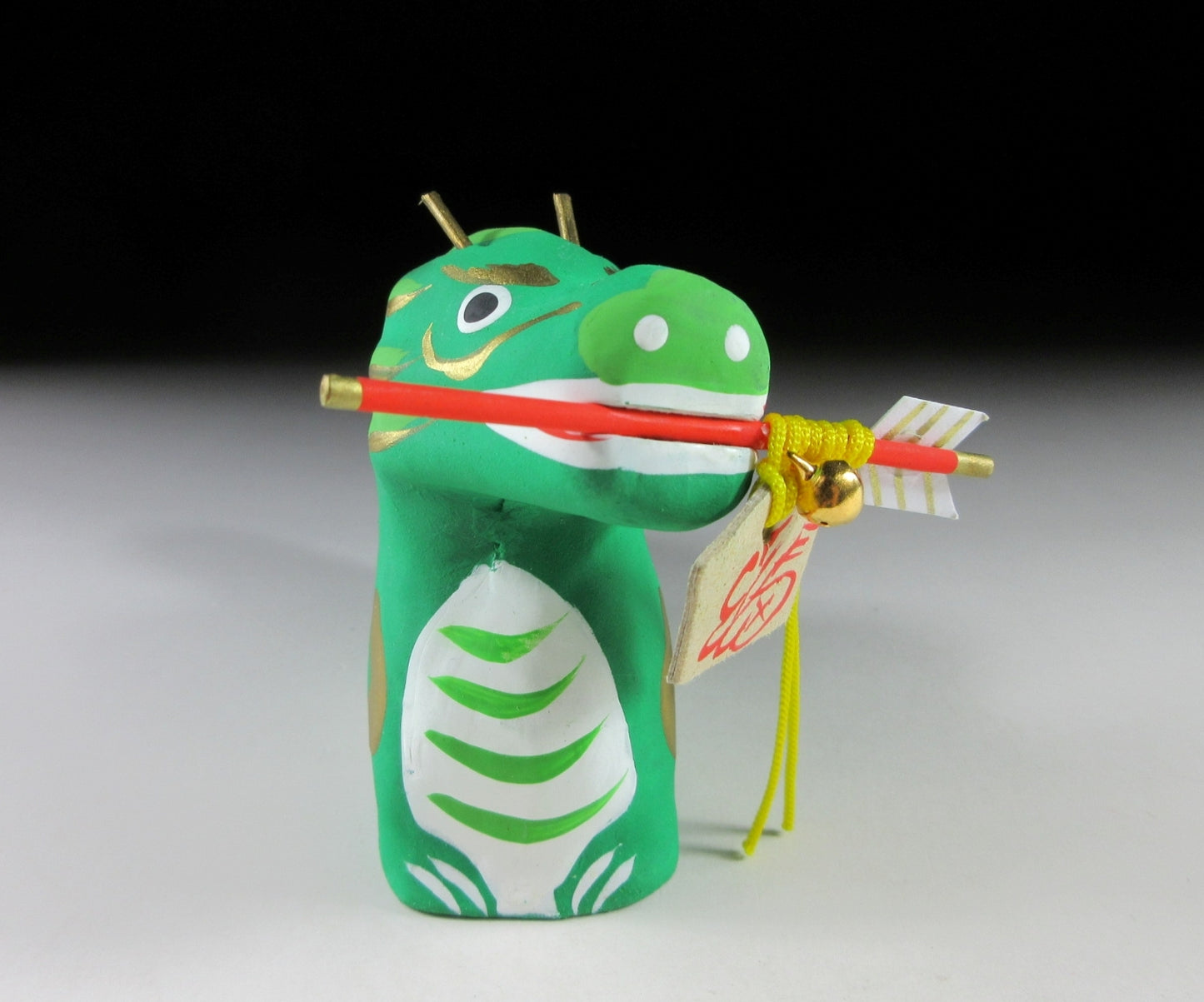 Small Papier-mâché Dragon with Arrow #1