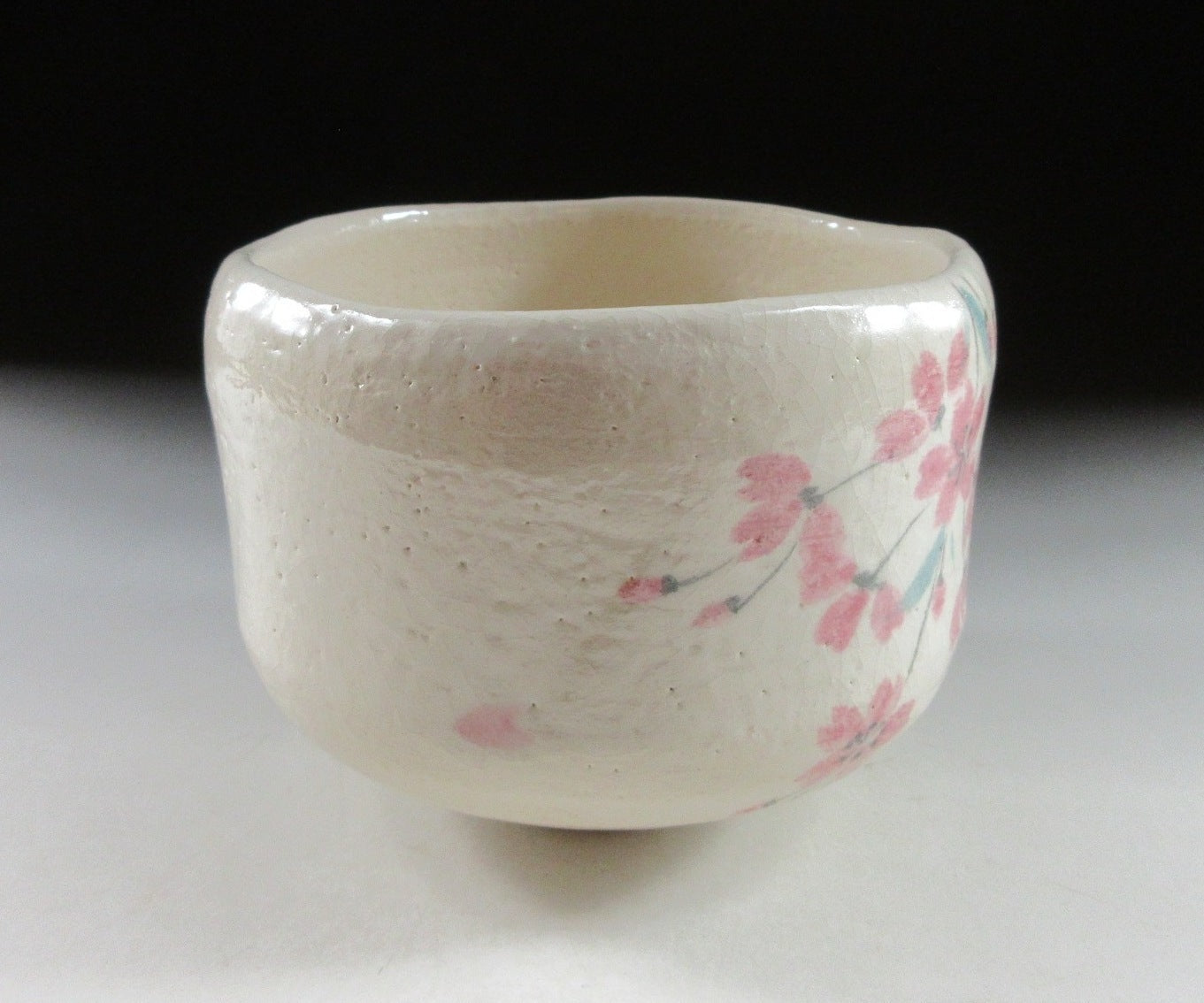 Yoshimura Rakunyu Weeping Sakura Chawan