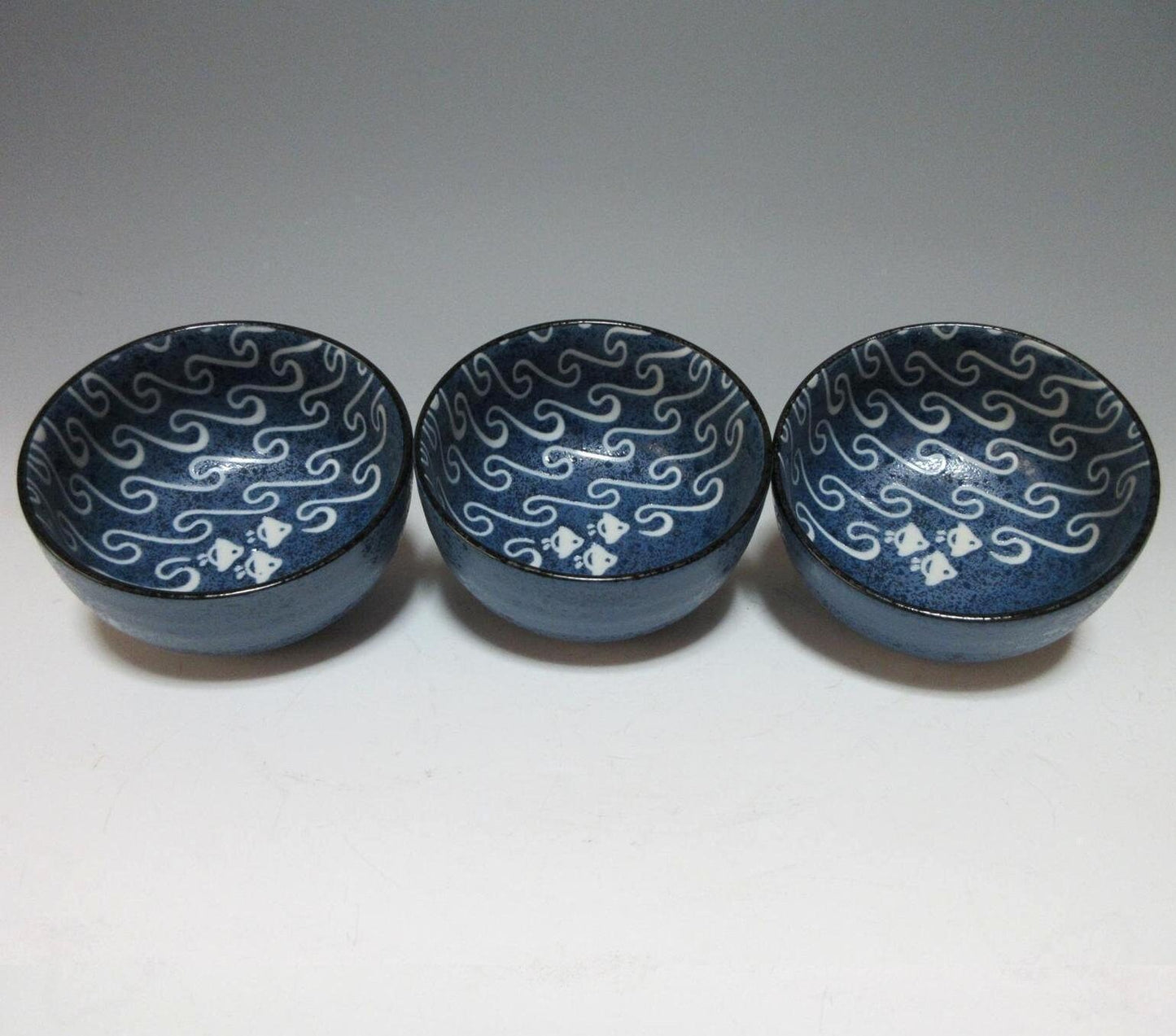Set of Three Plover Bowls