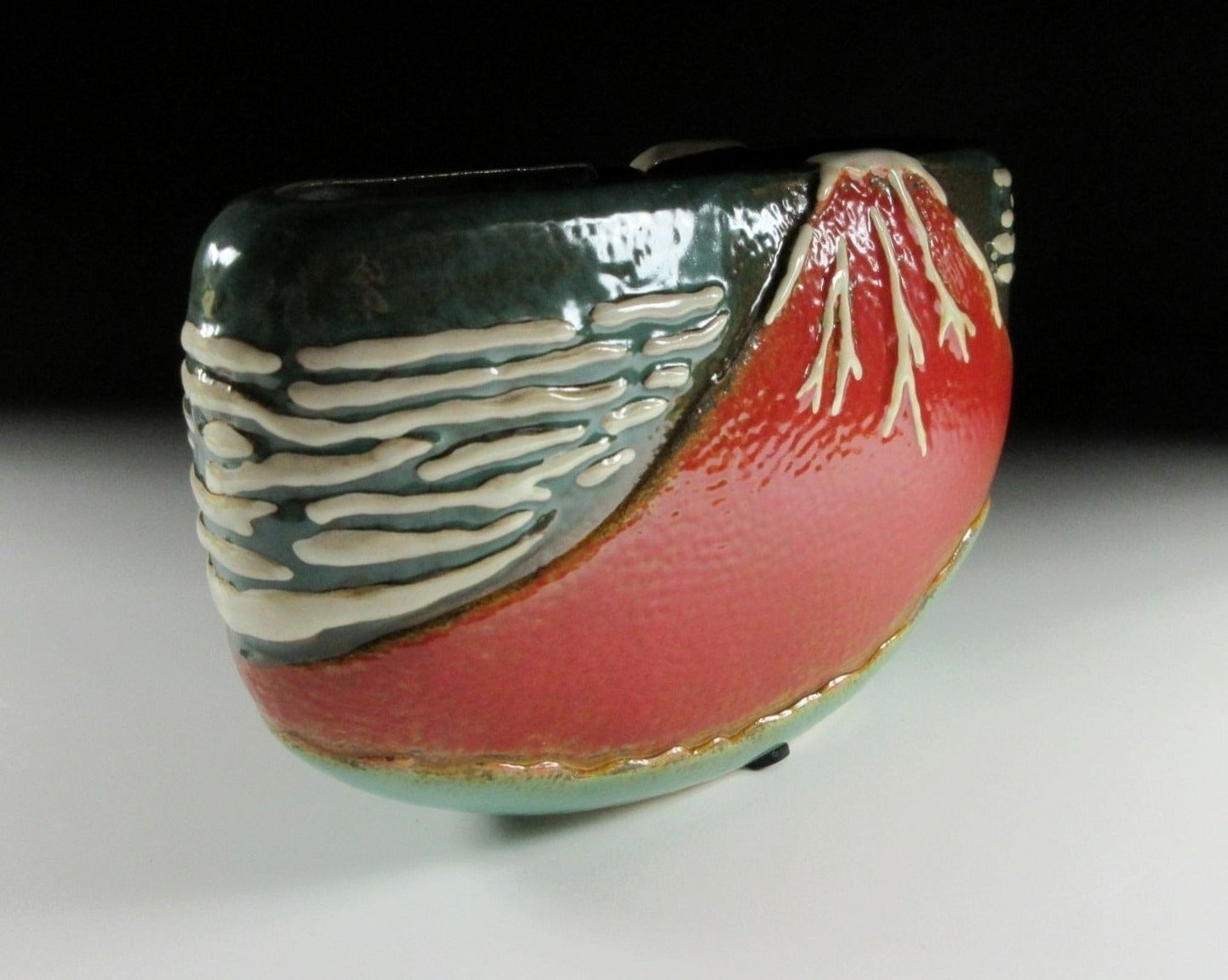 Red Fuji Mosquito Coil Holder #2