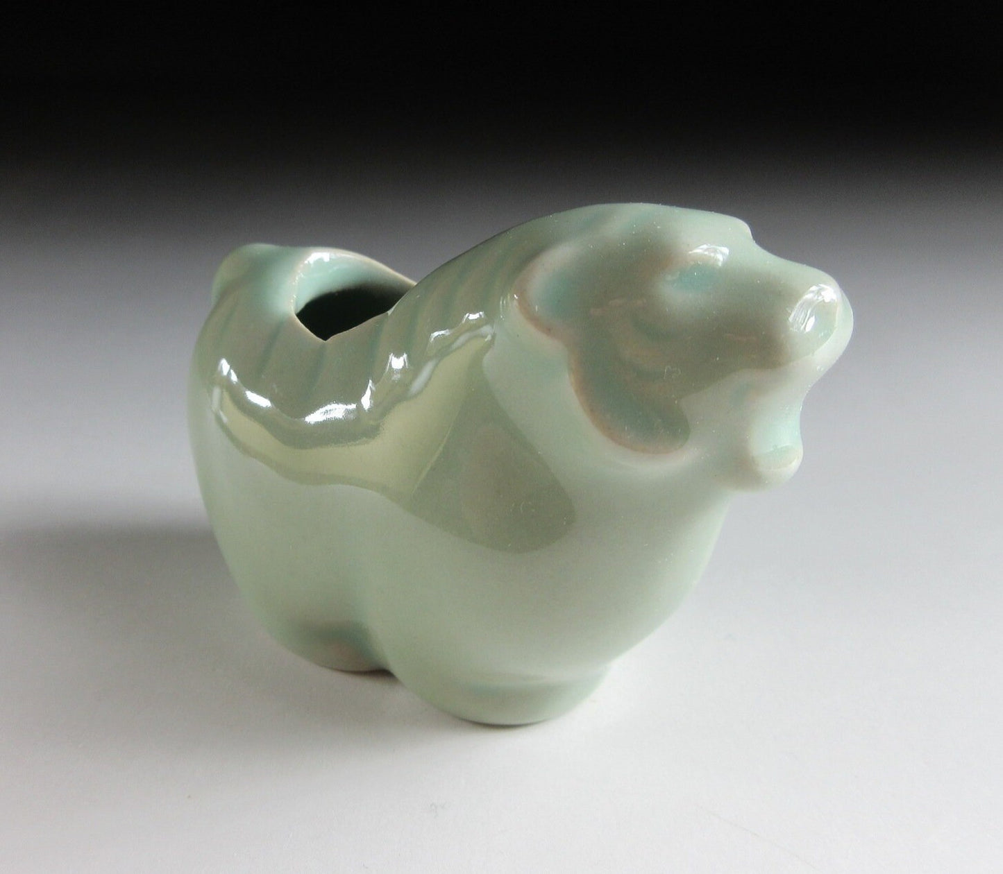Celadon Year of the Tiger Toothpick Holder