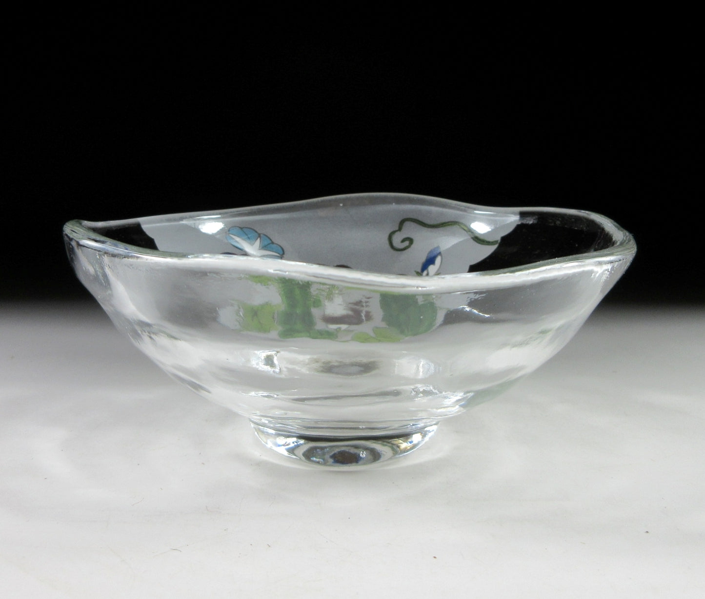 Ozeki Hiroko Hand-Painted Morning Glory Chawan