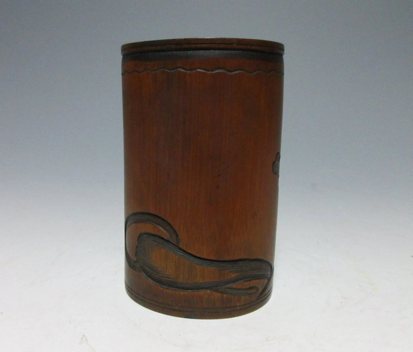 Meiji Period Fude-Tate Brush Pot
