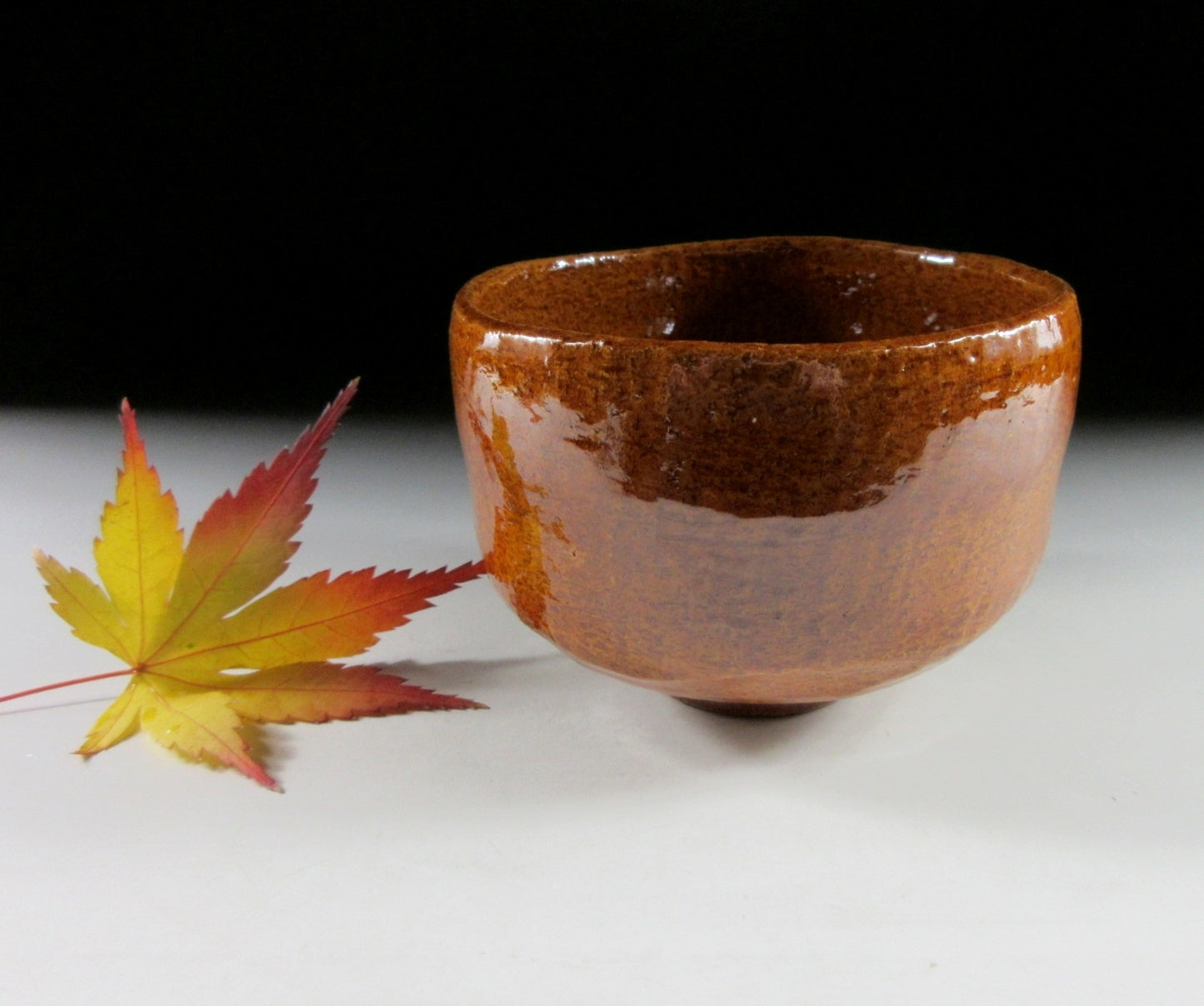 Sasaki Shoraku Ame-yu Glaze Chawan