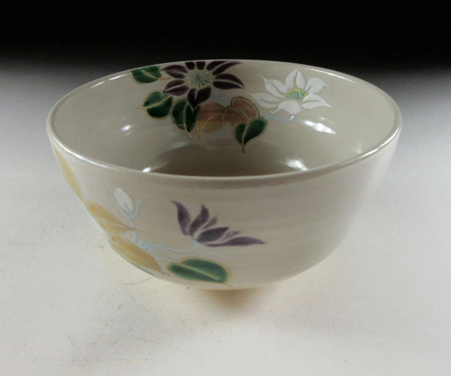 Oshikoji Gama Clematis Chawan Tea Bowl