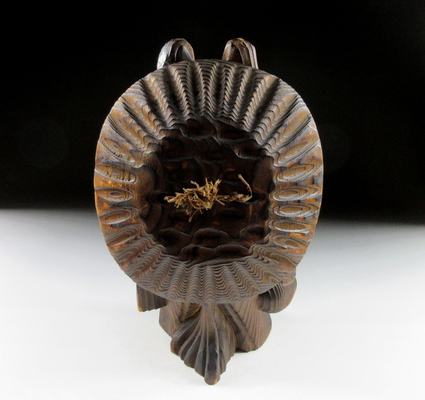 Cedar Tanuki Okimono