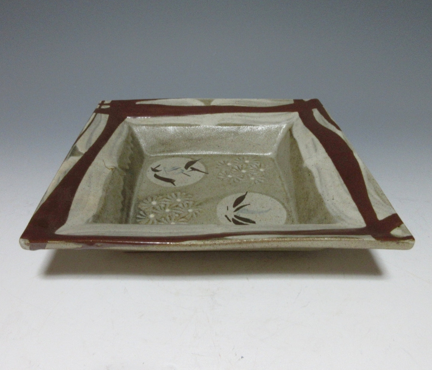 Akashi Shosaku Mashiko-ware Plate