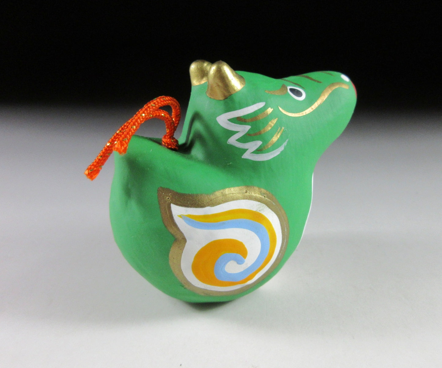 Small Papier-mâché Dragon Bell #1
