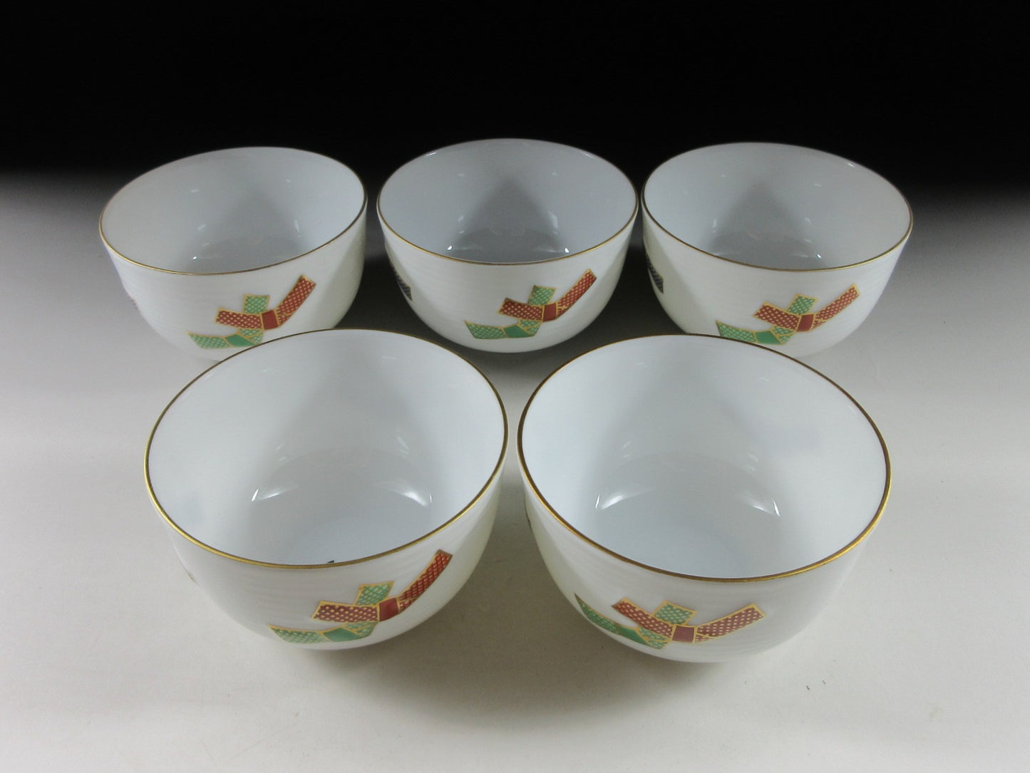 Tachikichi 'Ninsei Knot' Tea Cups
