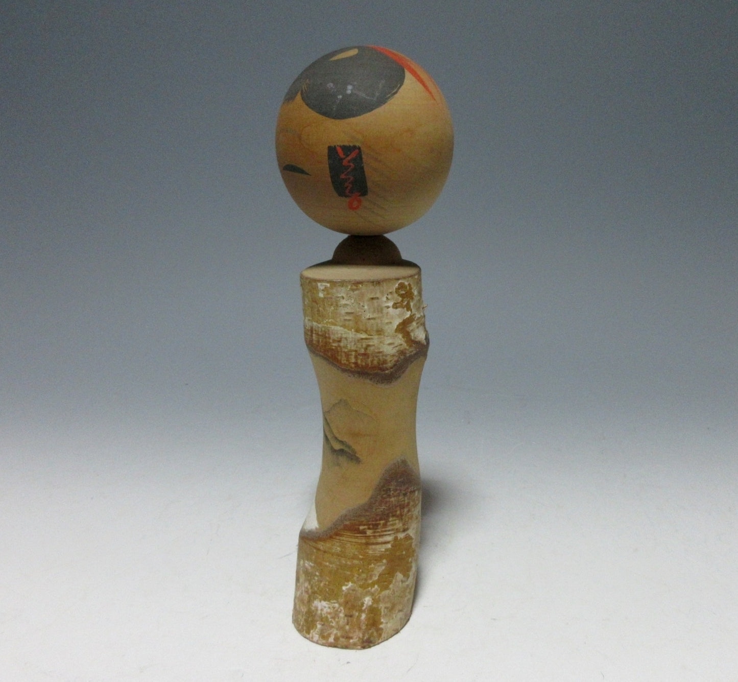 Vintage White Birch Kokeshi