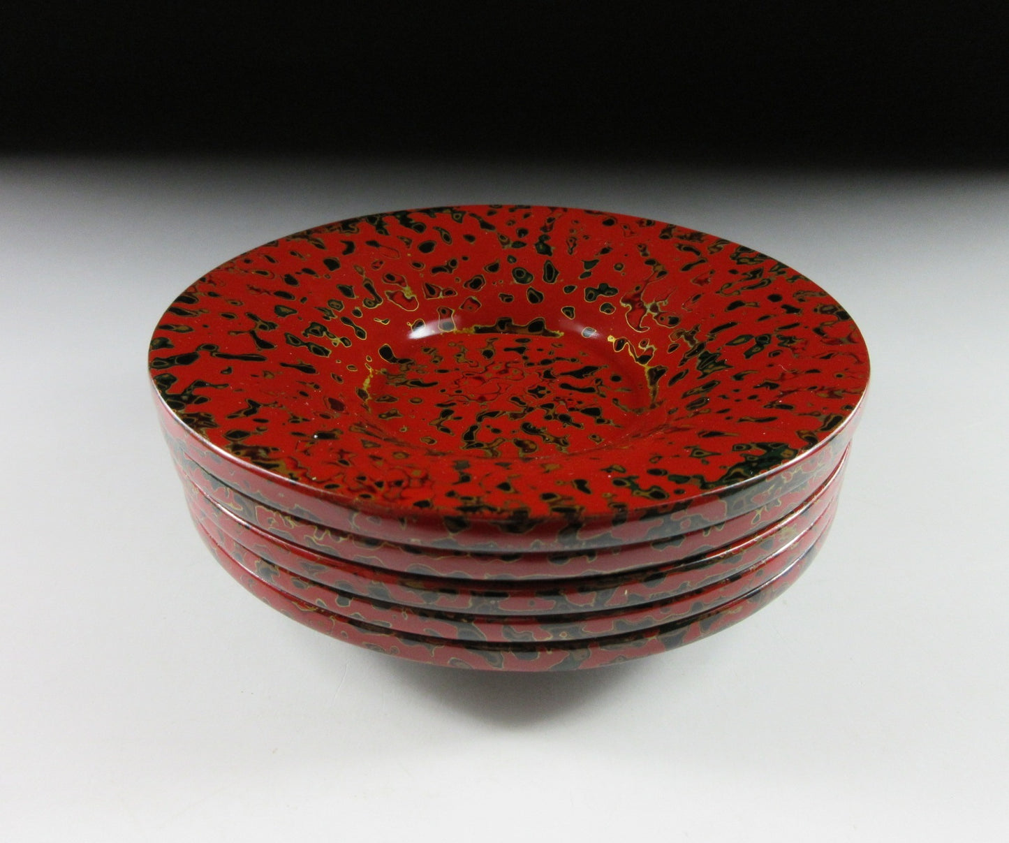 Five Tsugaru-nuri Chataki