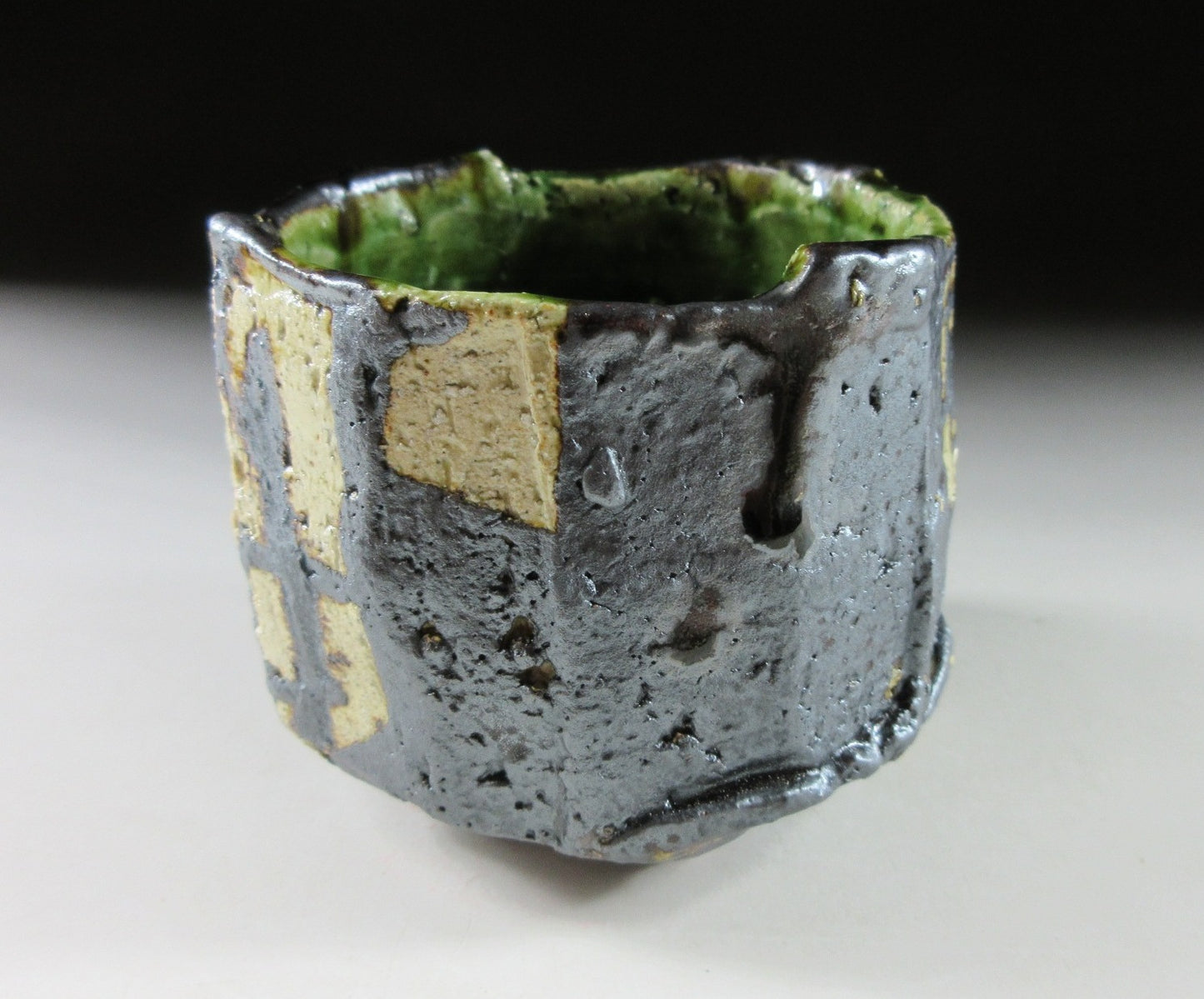 Kazawa Hiromasa Oribe Glaze Yunomi #2