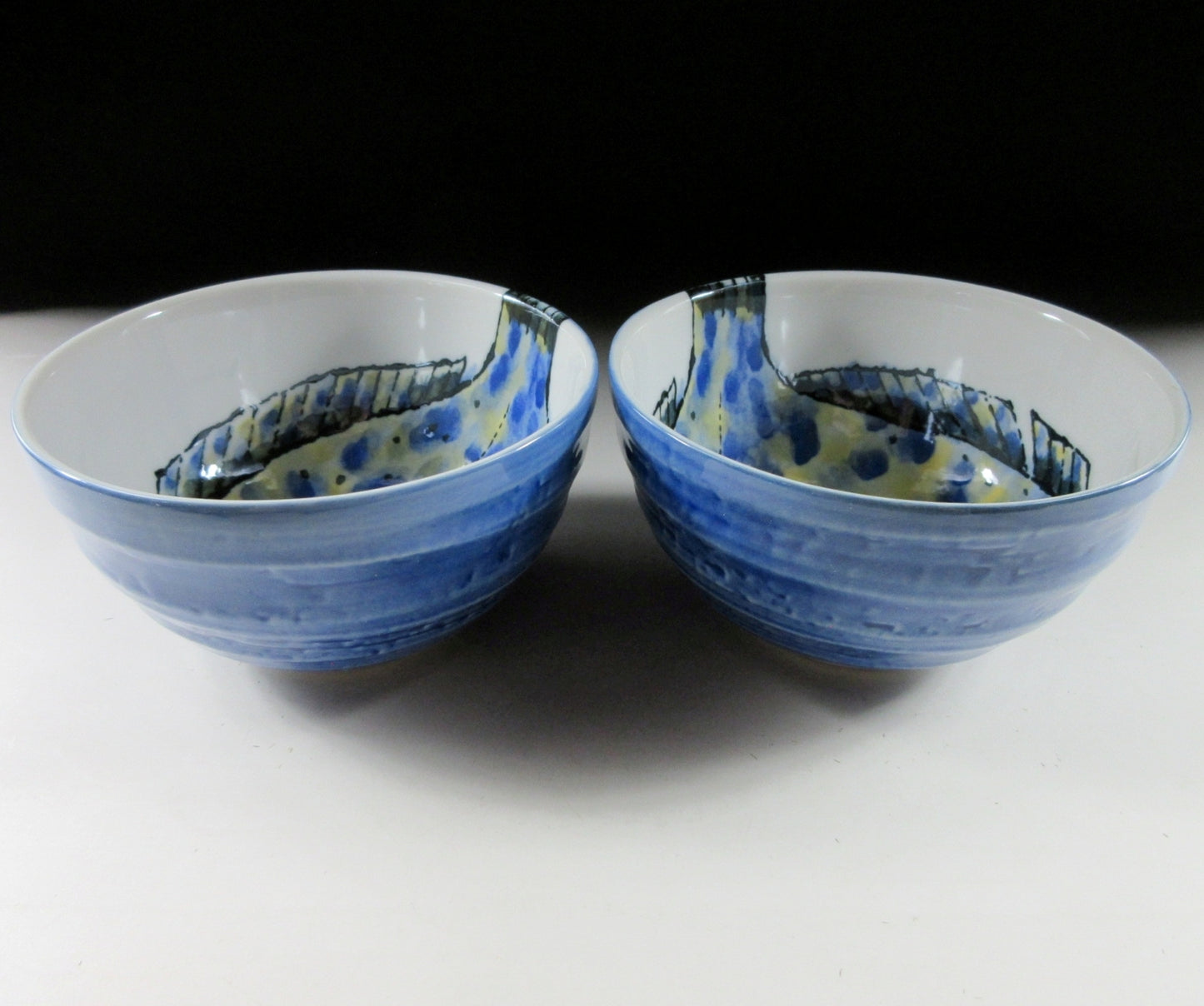 Pair of Seido Gama Flounder Bowls